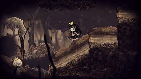 【嘘つき姫と盲目王子】ジャンプをしながら段差を飛び降りる